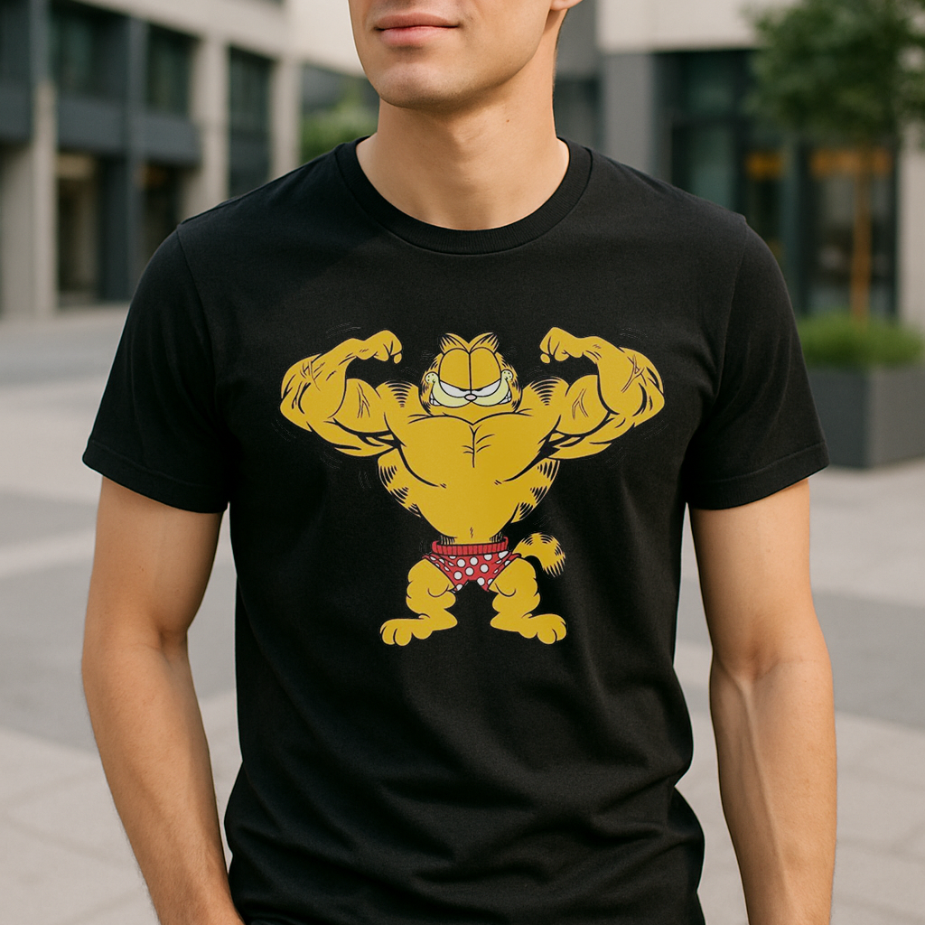 SK T-Shirt Garfield Gym Mode