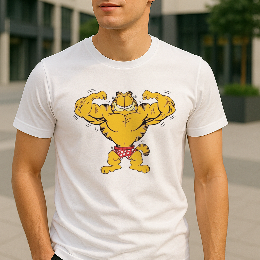 SK T-Shirt Garfield Gym Mode
