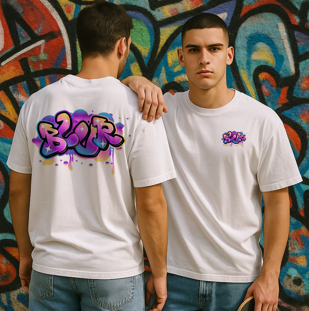 SK T-Shirt Streetwear Blur