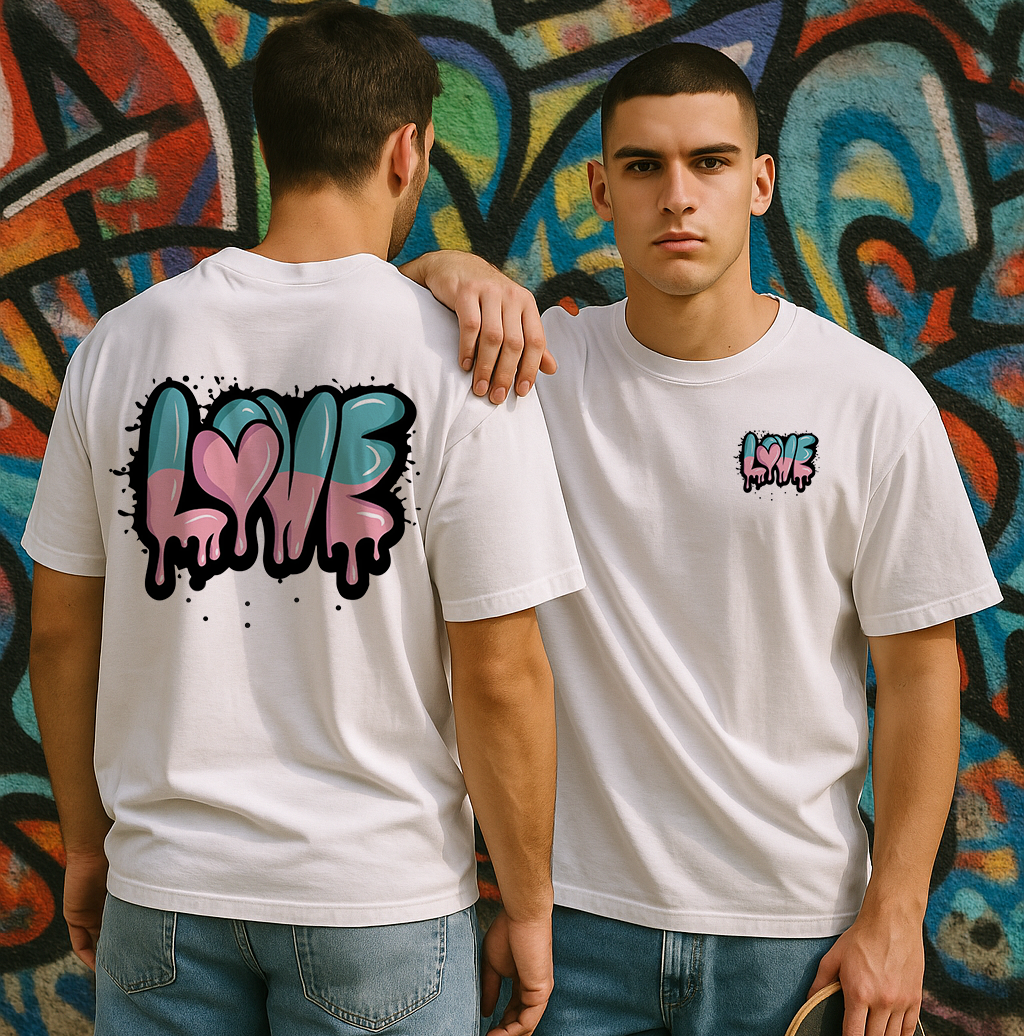 SK T-Shirt Streetwear Love