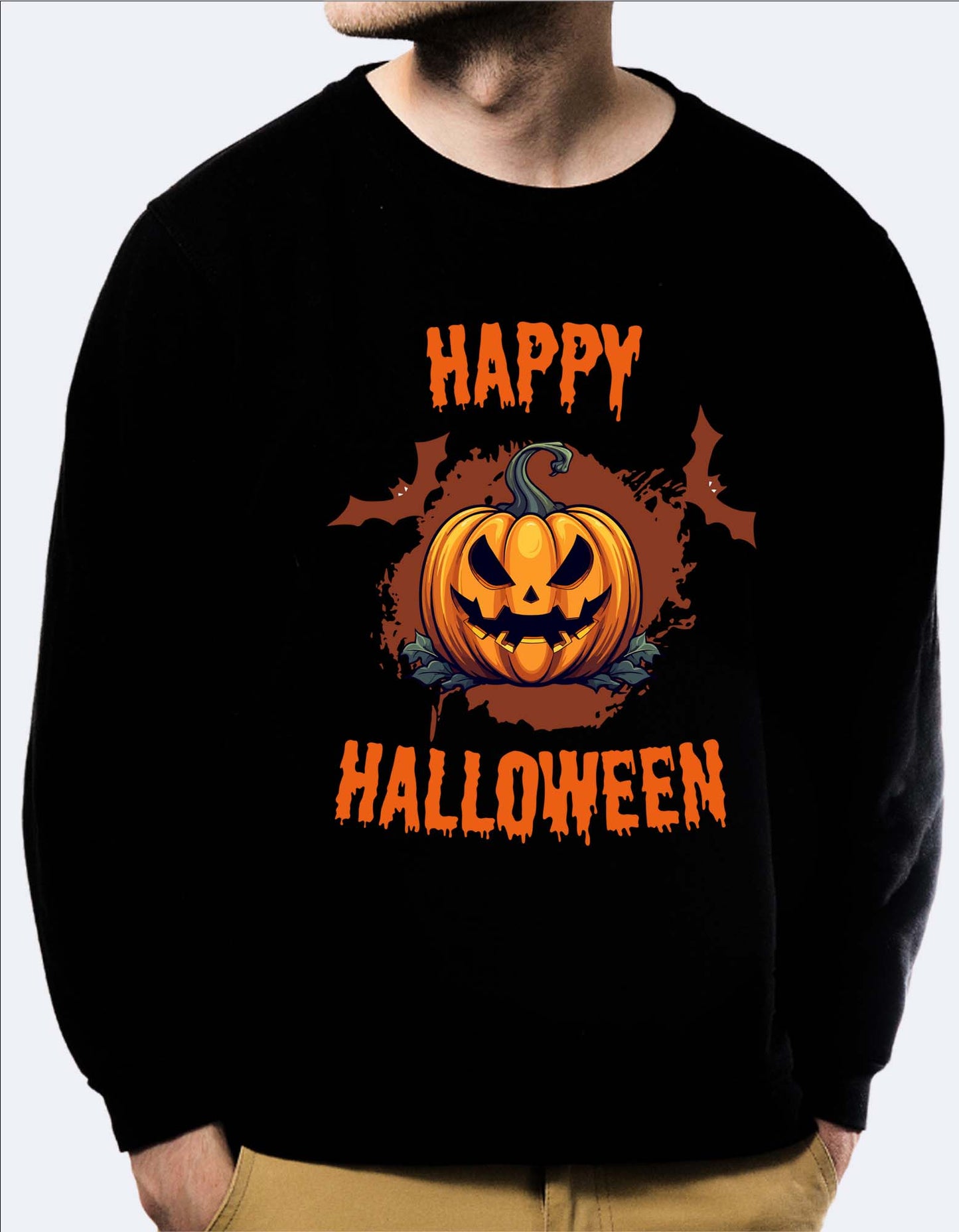 SK Sweatshirt Evil Pumpkin