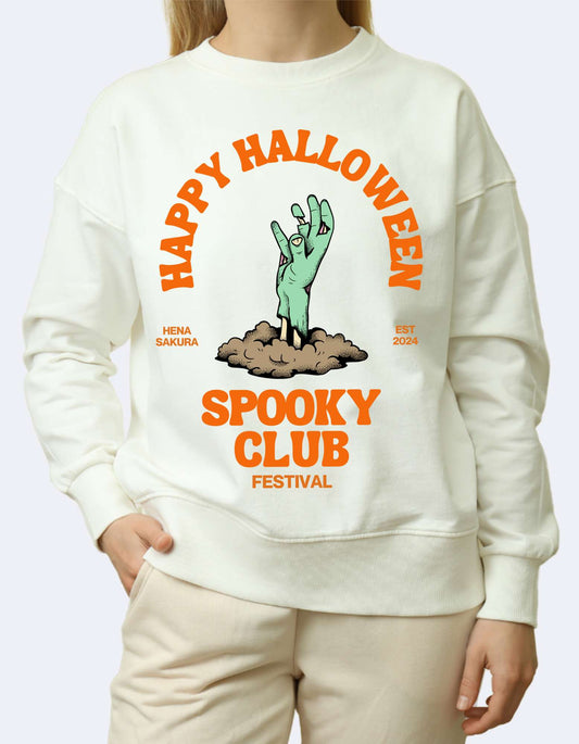 SK Sweatshirt Spooky Zombie Hand