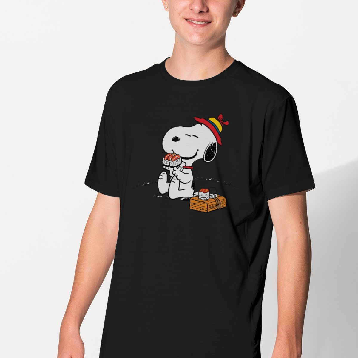 SK T-Shirt Snoopy Sushi