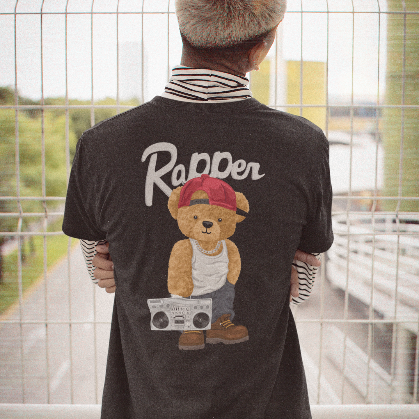 SK T-Shirt Bear Rapper