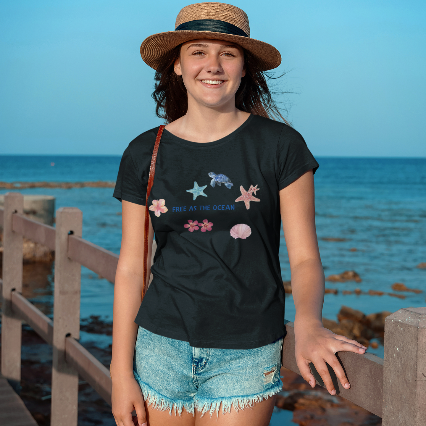 SK T-Shirt Summer Free As The Ocean