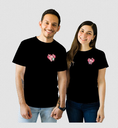 SK T-Shirt Couple Pig Cute Valentine