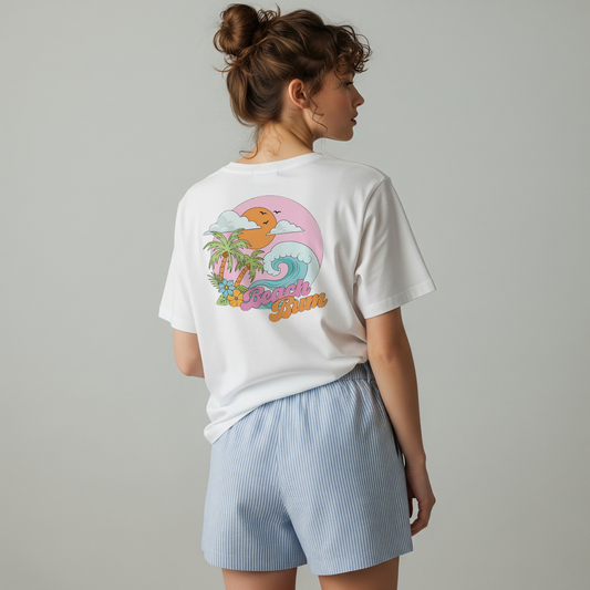 SK T-Shirt Summer Beach Bum