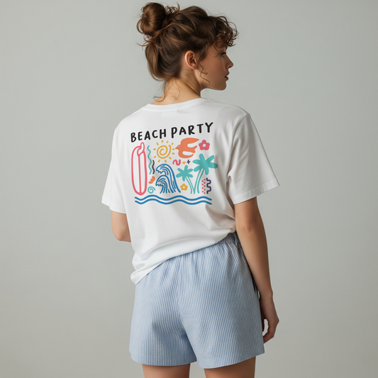 SK T-Shirt Summer Beach Party
