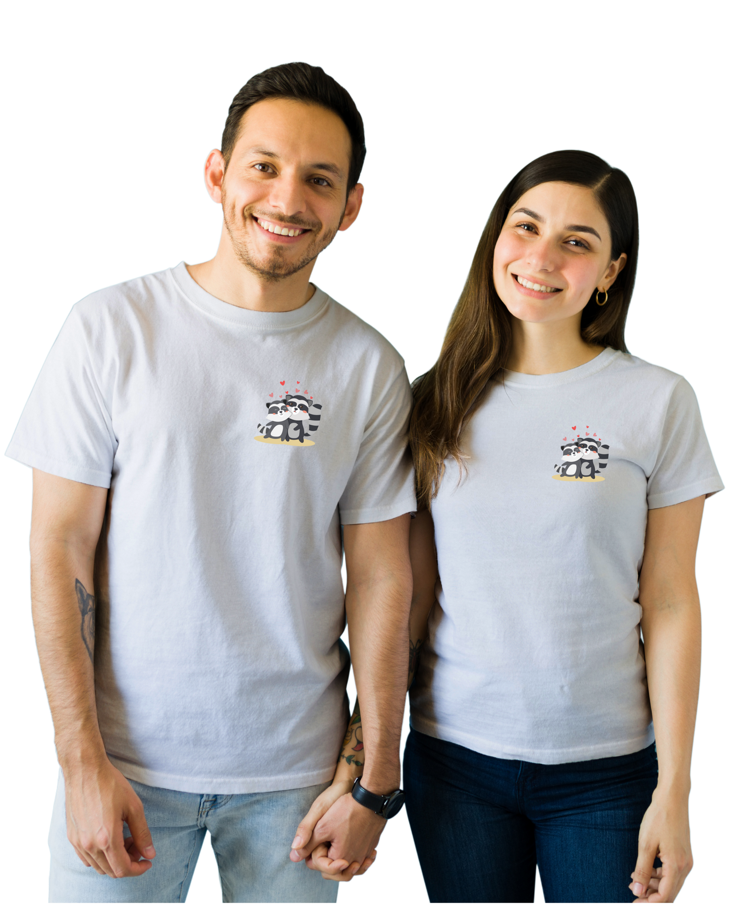 SK T-Shirt Couple Raccun Cute