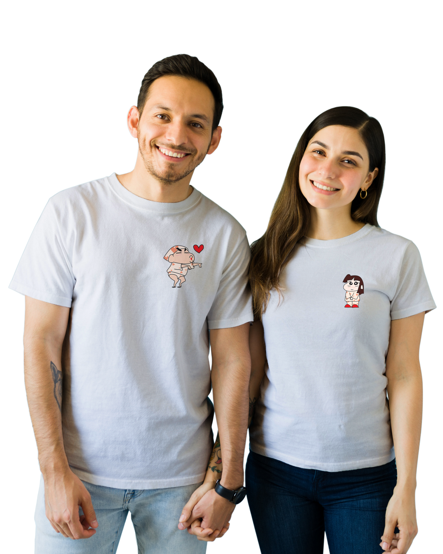 SK T-Shirt Couple Shin Chan Cute Valentine