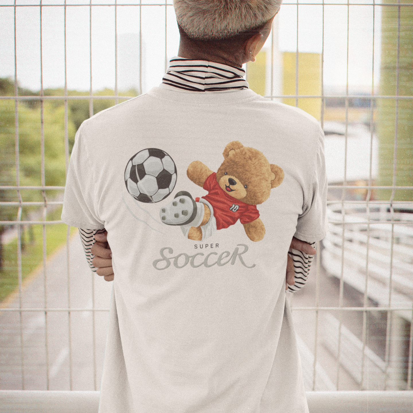 SK T-Shirt Bear Super Soccer