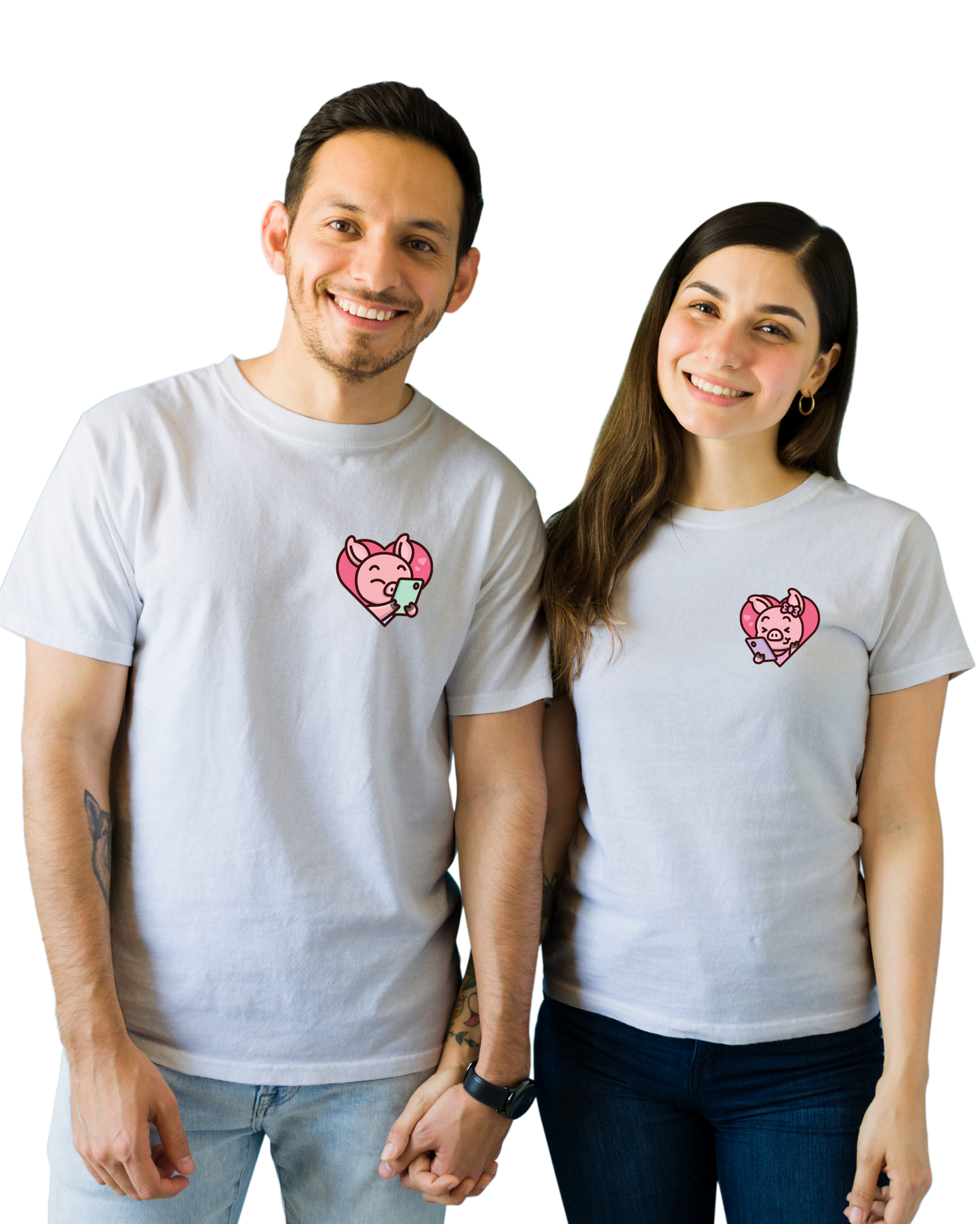 SK T-Shirt Couple Pig Cute Valentine